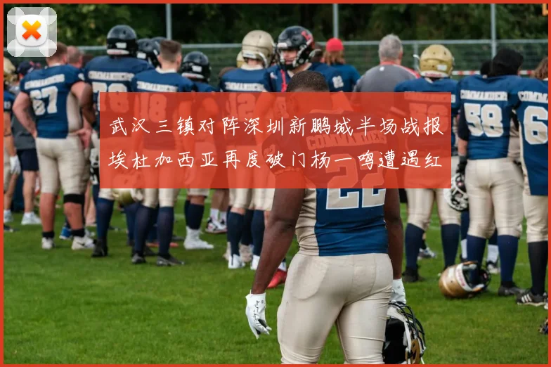 武汉三镇对阵深圳新鹏城半场战报埃杜加西亚再度破门杨一鸣遭遇红牌处罚